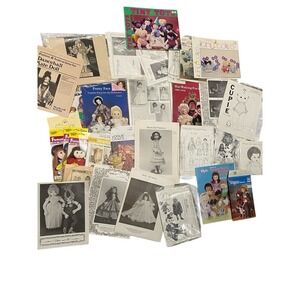 Vintage Doll Patterns And Face Transfers Butterick Simplicity Vague Craft Madame